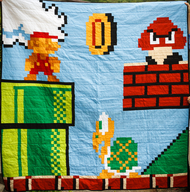 Super Mario Brothers Wedding Quilt Jackie Reeve